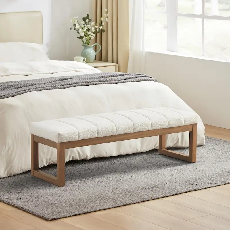 45 Entryway Upholstered Bench Shoe Rack Bench