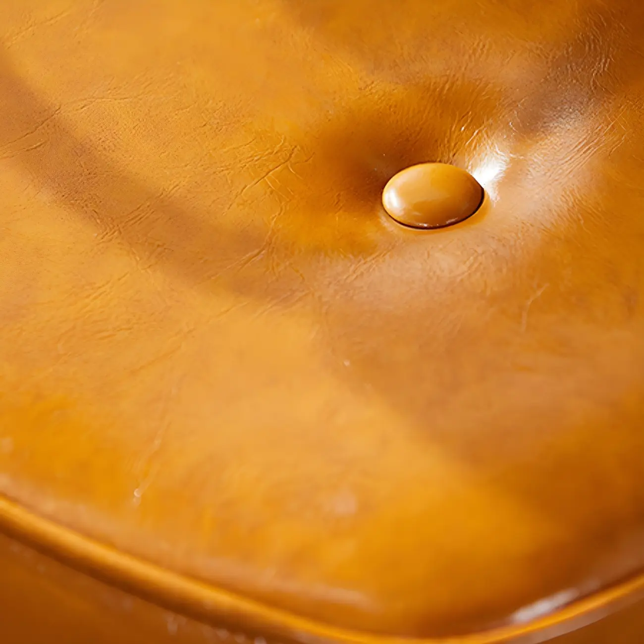 Industrial Leather Upholstered Height Adjustable Swivel Office Chair