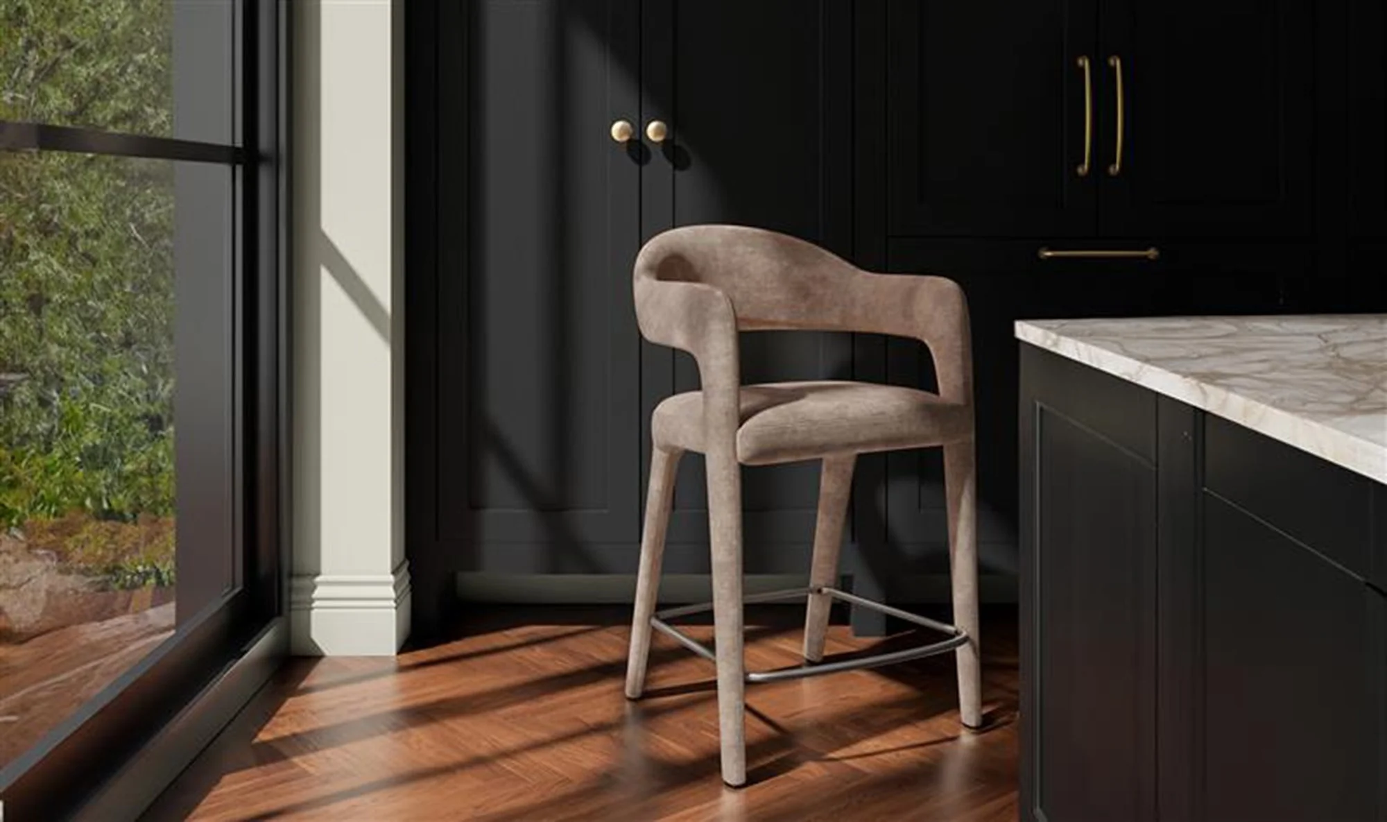 Martens Counter Stool Camel