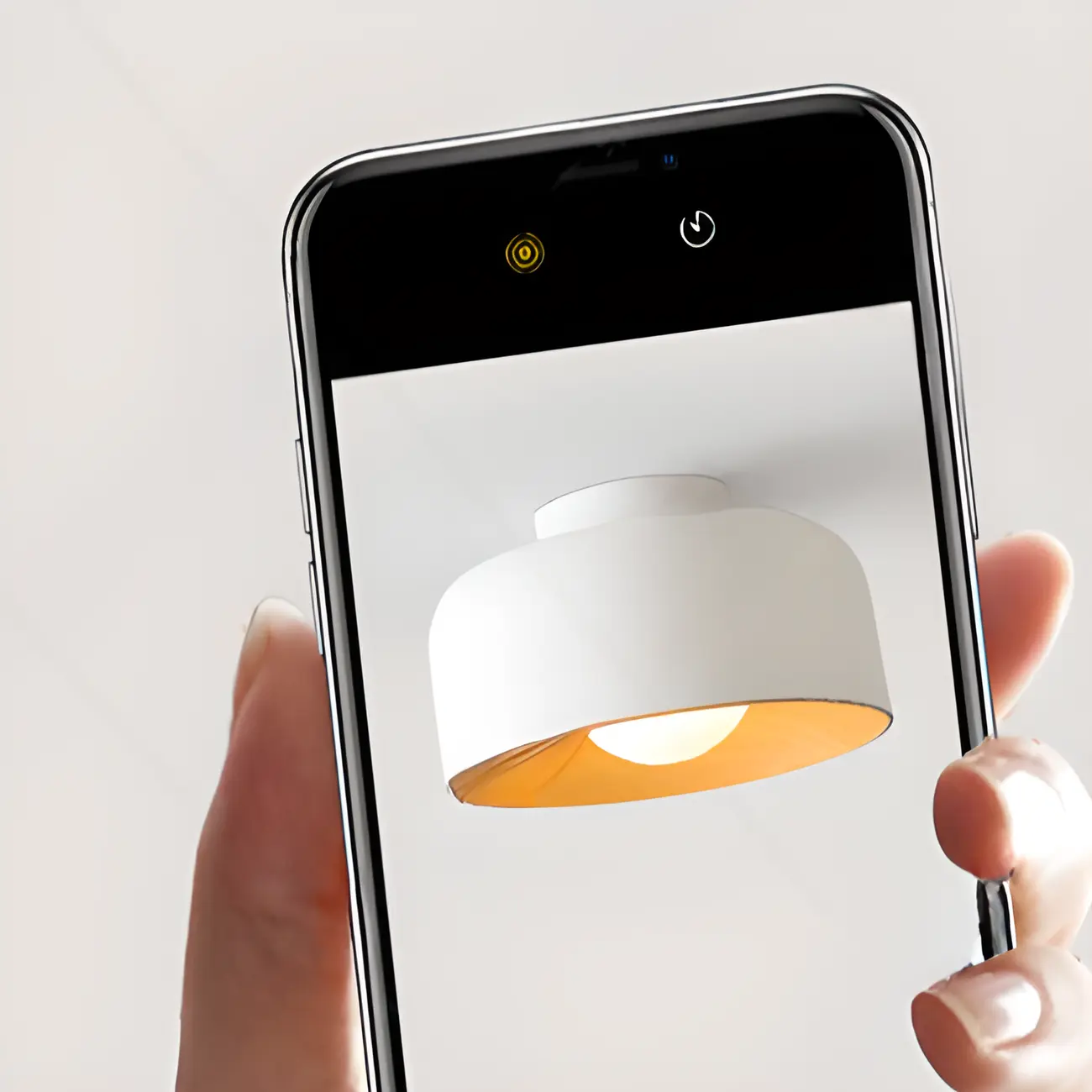 Modern Metal Jar-Shaped Semi Flush Ceiling Light