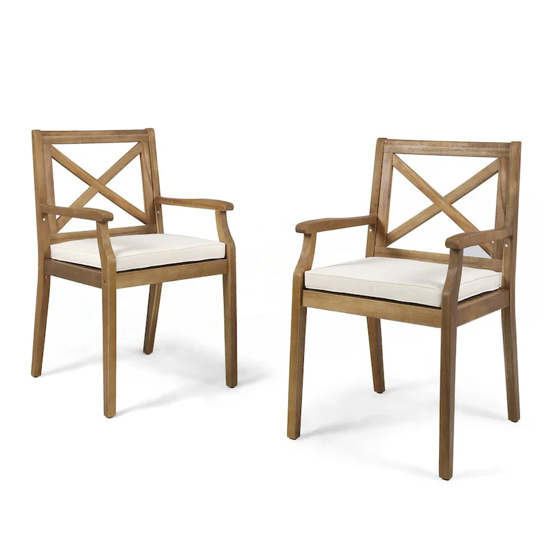 2PCS Dining chair with cusions