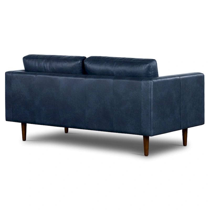Poly & Bark Napa 72 Apartment Sofa - Full Grain Genuine Italian Leather
