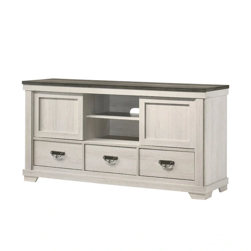 Candra 6 Piece Cream Brown Panel Bedroom Set