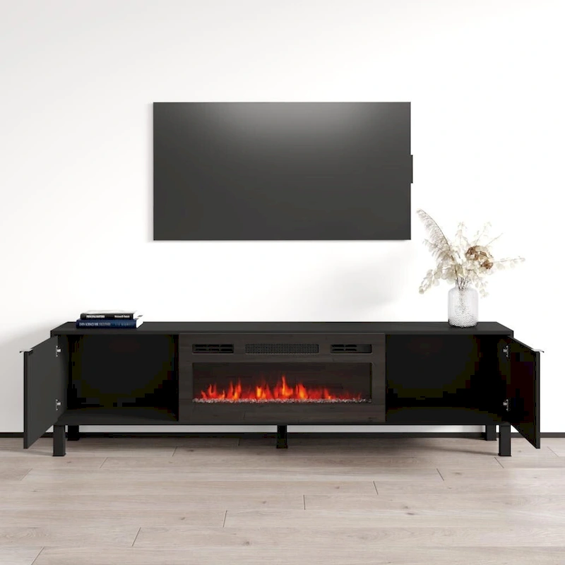 Rustico BL-01 Fireplace TV Stand