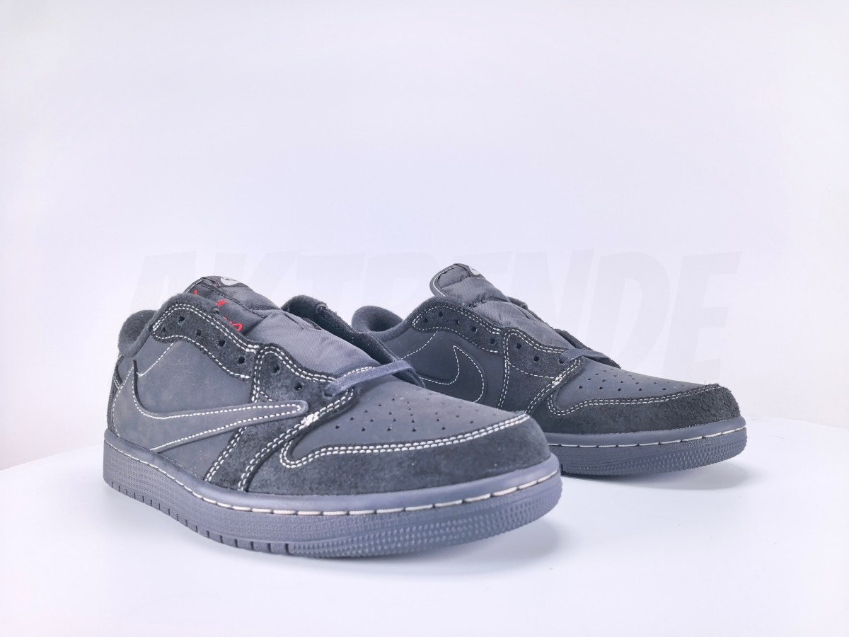Travis Scott x Air Jordan 1 Retro Low OG SP 'Black Phantom' - Aktrende