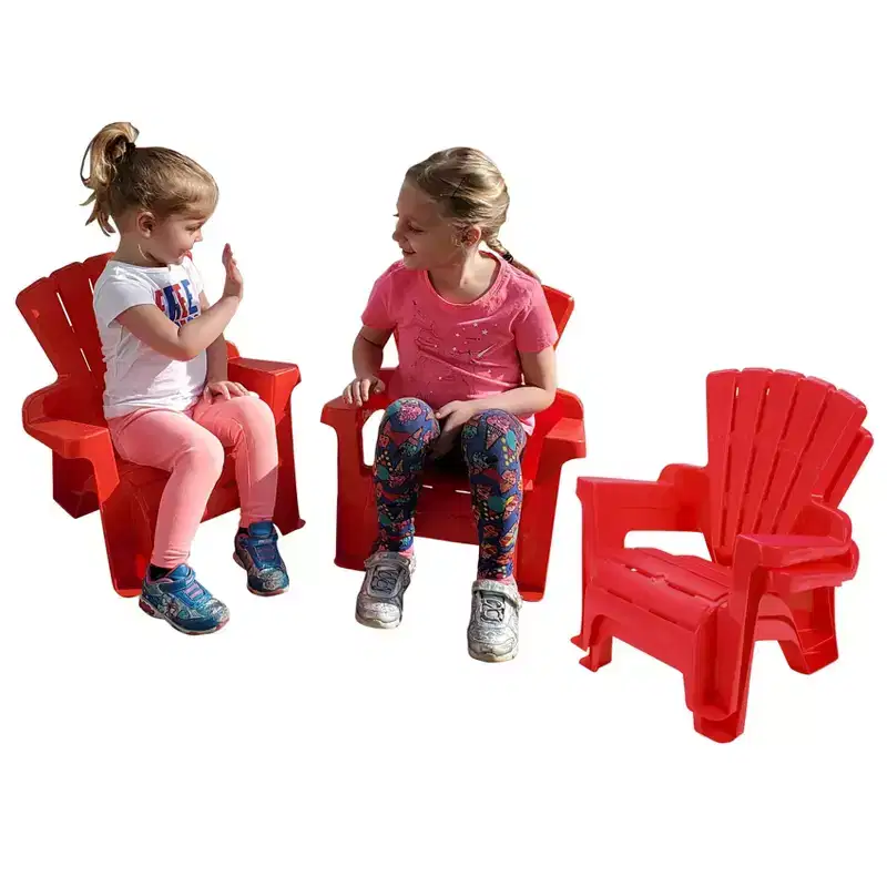 American Plastic Toys Inc. 4pk Adirondack Chair Seating Sets - Red