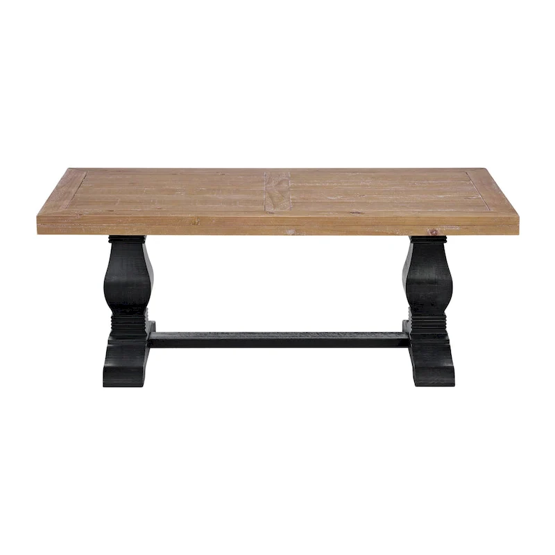 Napa 50 Solid Wood Pedestal Coffee Table