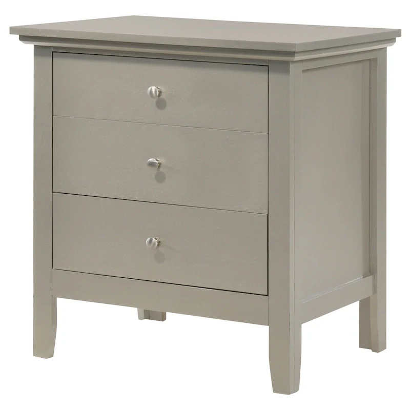 Hammond 3-Drawer Nightstand (26 in. H x 24 in. W x 18 in. D)