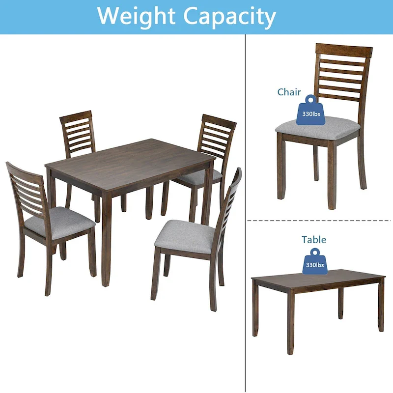 6 Piece Kitchen Dining Set