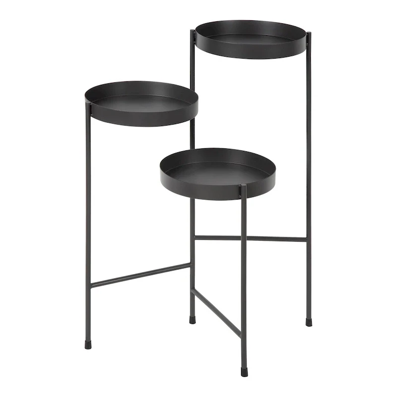 Kate and Laurel Finn Metal 3-tier Modern Plant Stand - 16x21x30