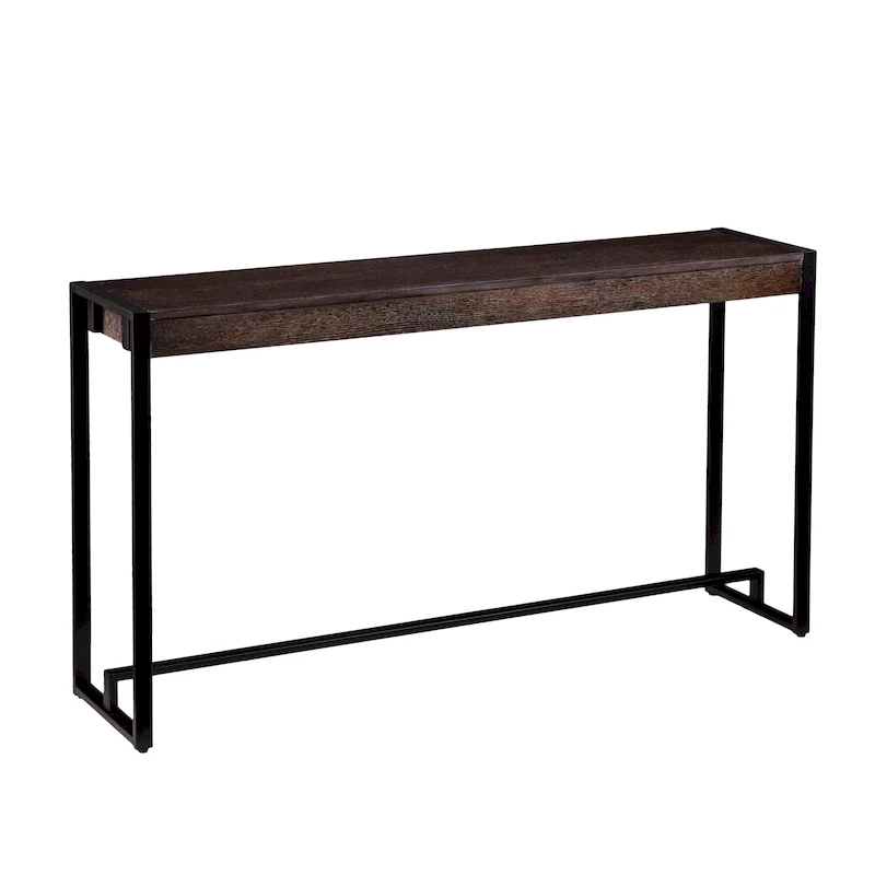 SEI Furniture Macen Modern Narrow Industrial Console Table