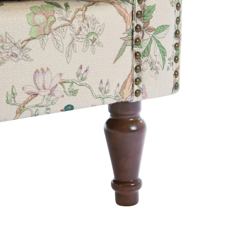 Traditional Nailhead Trim Armchair Accent Chairs Set of 2