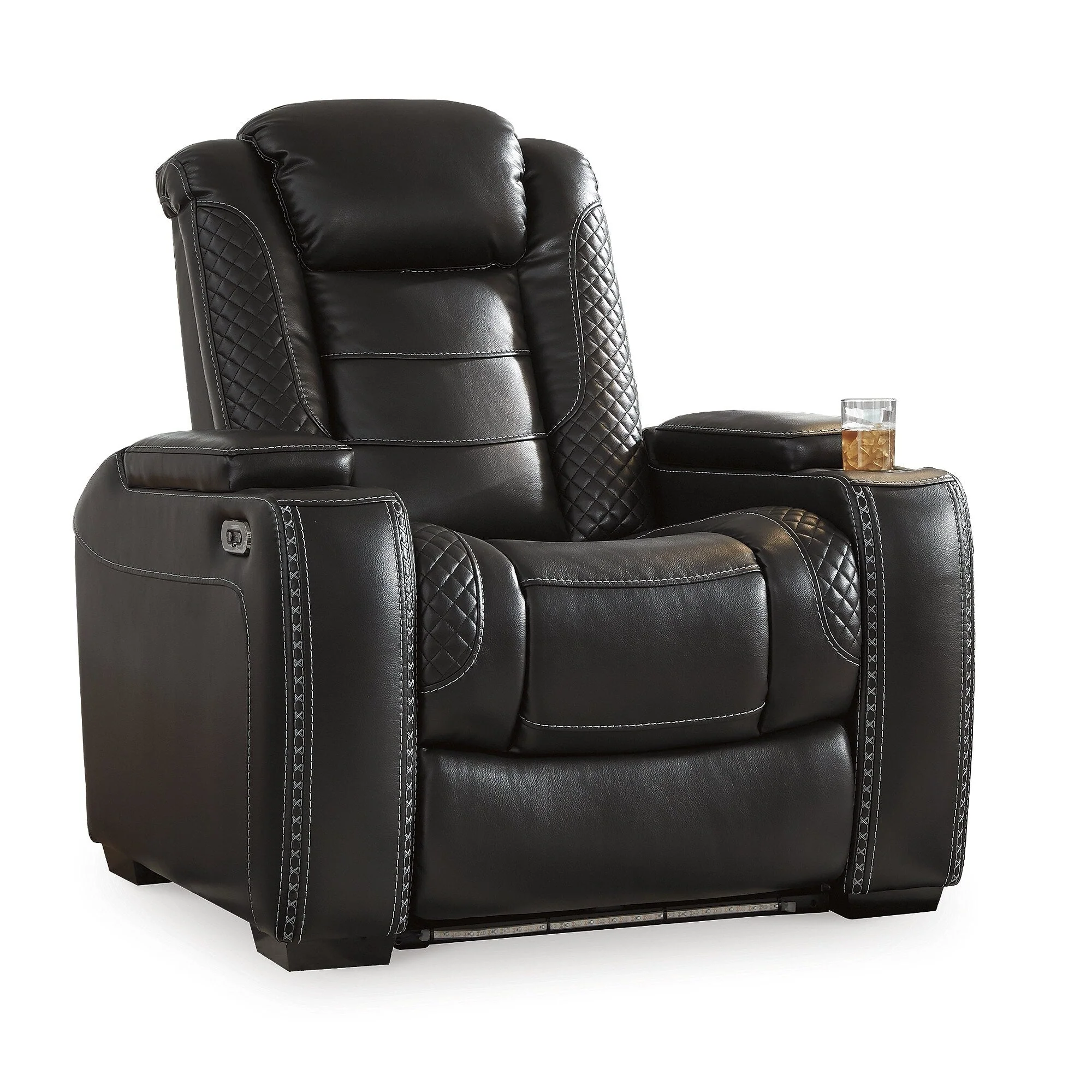 Signature Design by Ashley Party Time Black Power Recliner