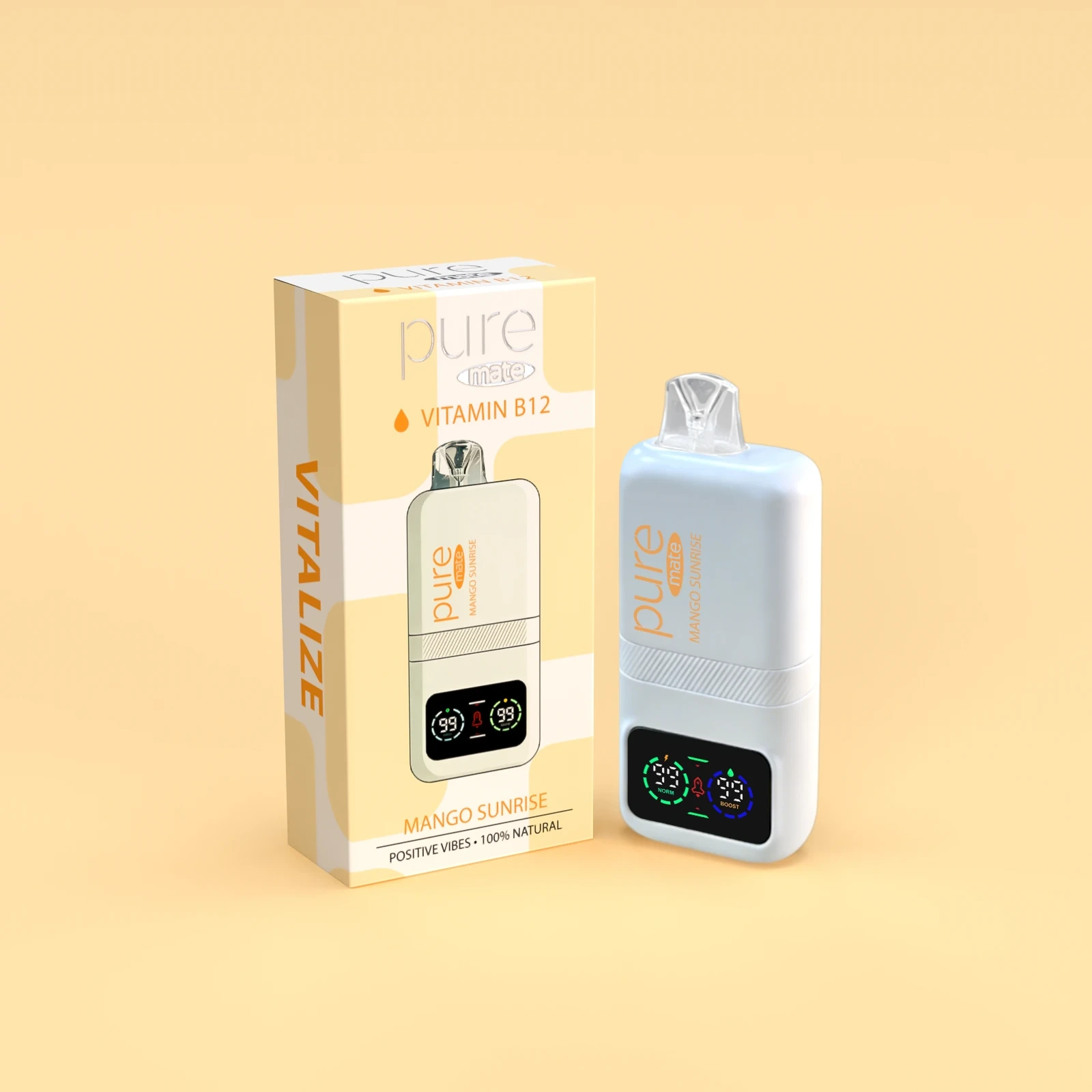 VITALIZE B12 Energy Inhaler - Mango Sunrise | Pure Mate  (Pre- order, Ship From April 8th) - pure-diffuser