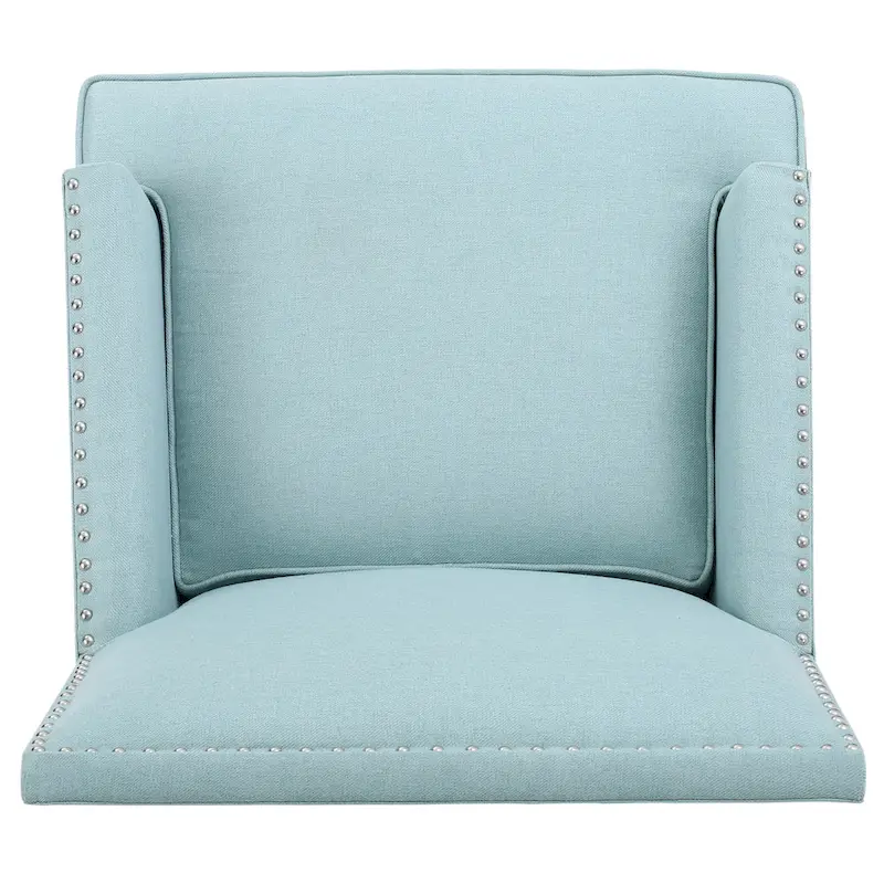 Tilla Studded Fabric Club Chair by Christopher Knight Home