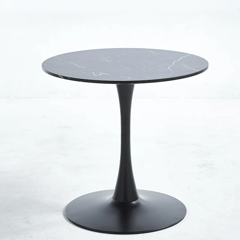 Round Tulip Table with MDF Top, Pedestal Design