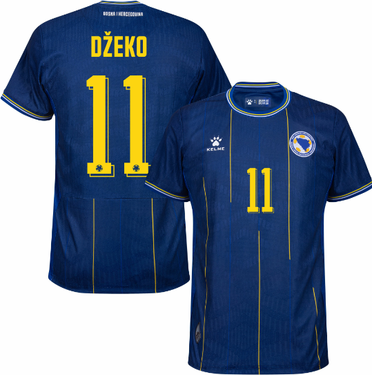 Bosnia & Herzegovina Authentic Home Džeko 11 Jersey 2026-2027