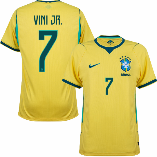 Brazil Home Vini Jr. 7 Jersey 2026-2027