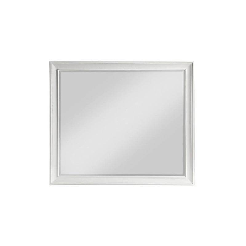 Leo 6 Piece White Modern Panel Bedroom Set