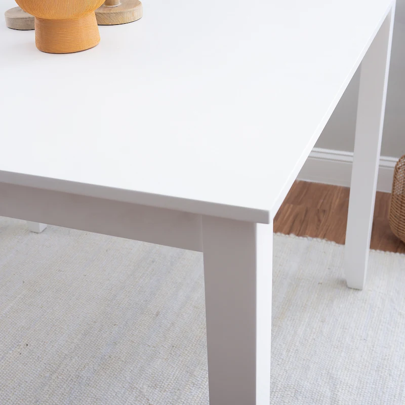 Catron White Square Counter Height Dining Table