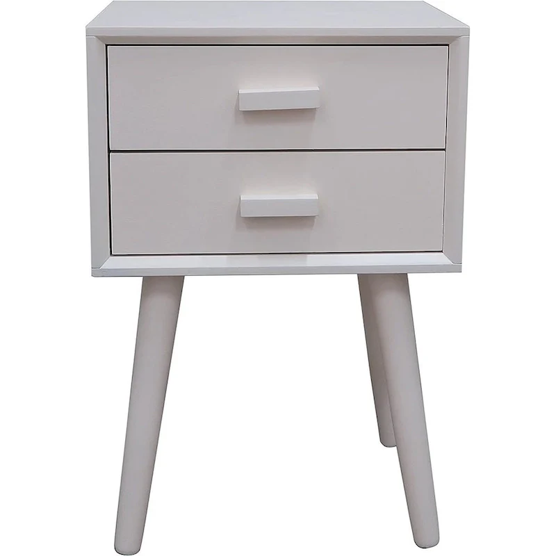 Two Drawer Side Table