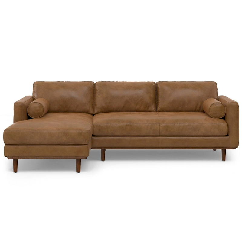 WYNDENHALL Brixley Mid Century 102 inch Wide Left Sofa Sectional