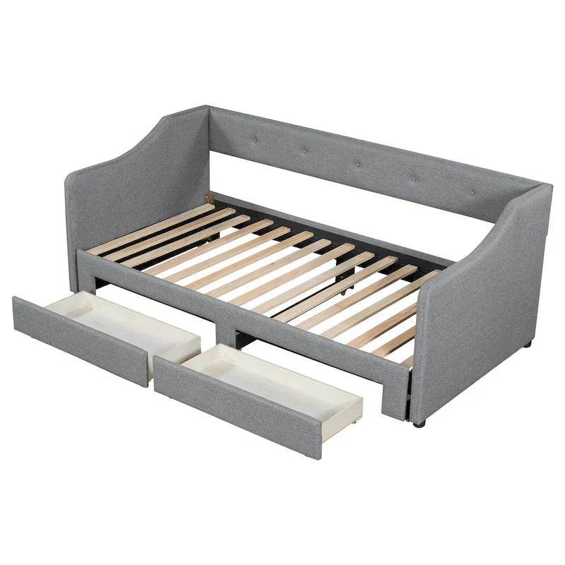 Twin XL to King Daybed with Drawers