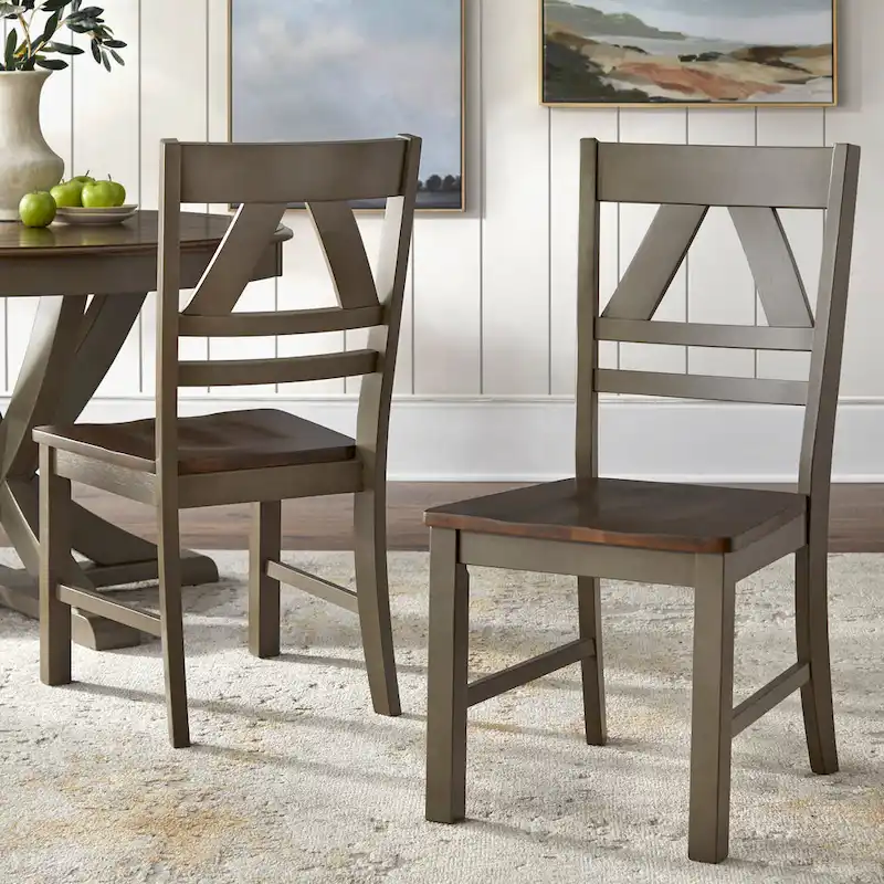 Simple Living Vintner Country Style Dining Chairs (Set of 2)