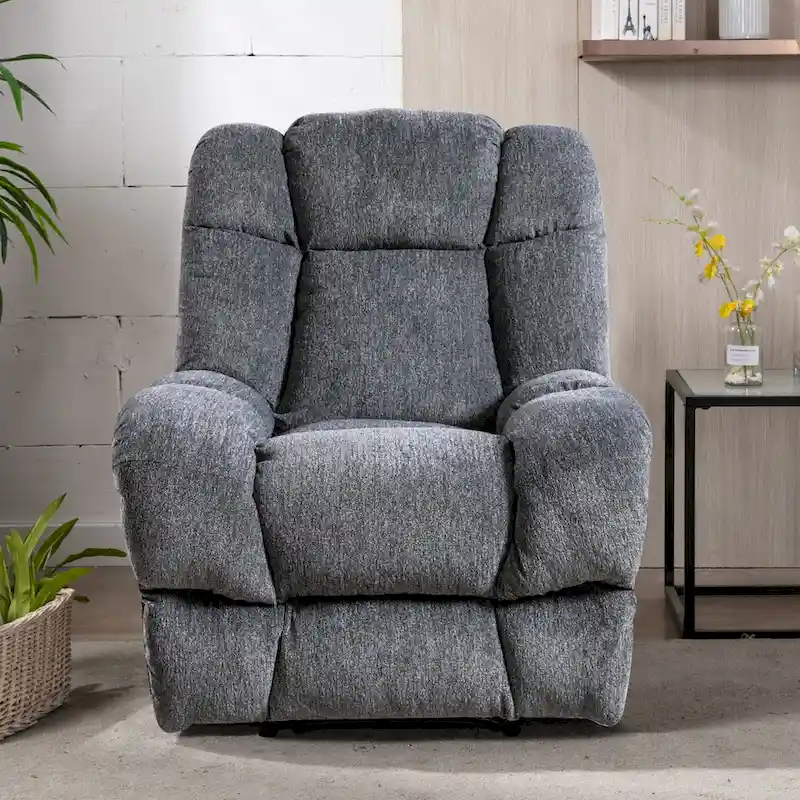 Chenille Power Standard Recliner Chair