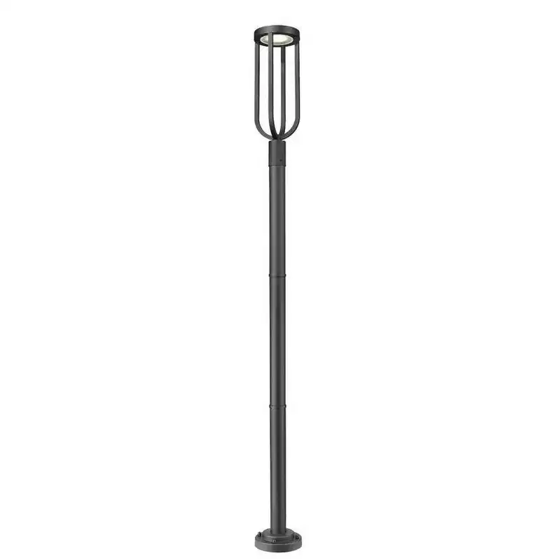 Z-Lite Leland 1 - Light Post Light in Sand Black