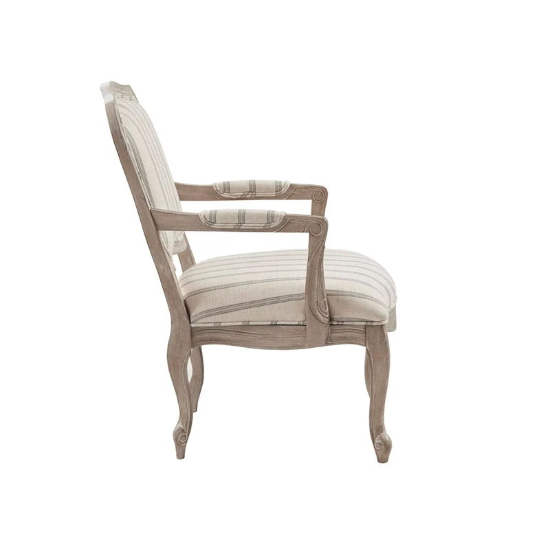 Madison Park Charlotte Natural Camel Back Exposed Wood Chair