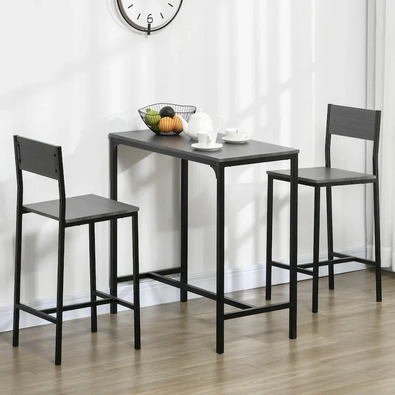 Carbon Loft Padrad Industrial Counter Height 3-piece Dining Set