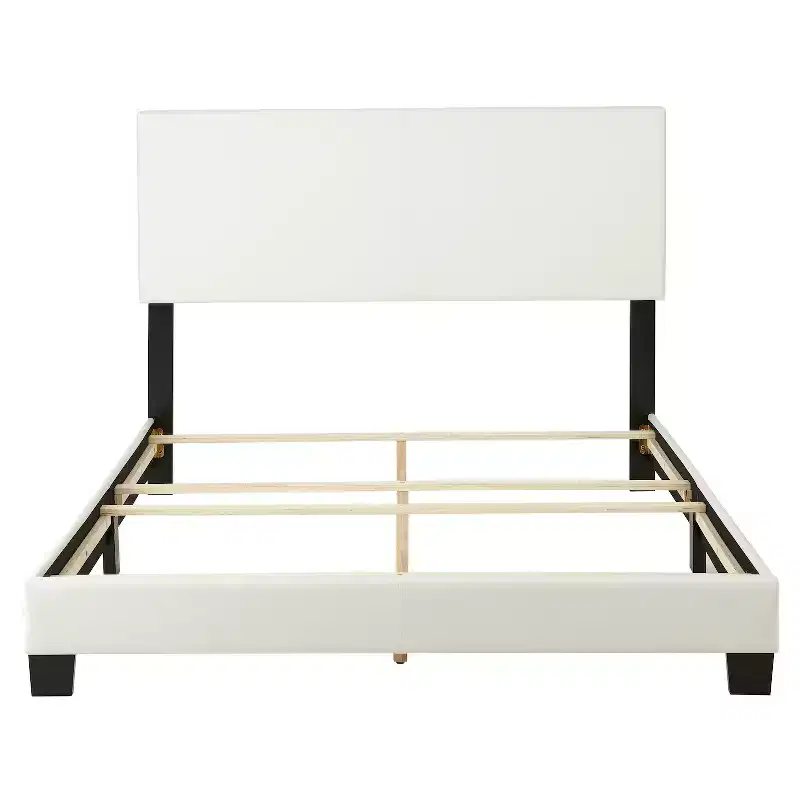 Langley Faux Leather Upholstered Platform Bed Frame - Eco Dream