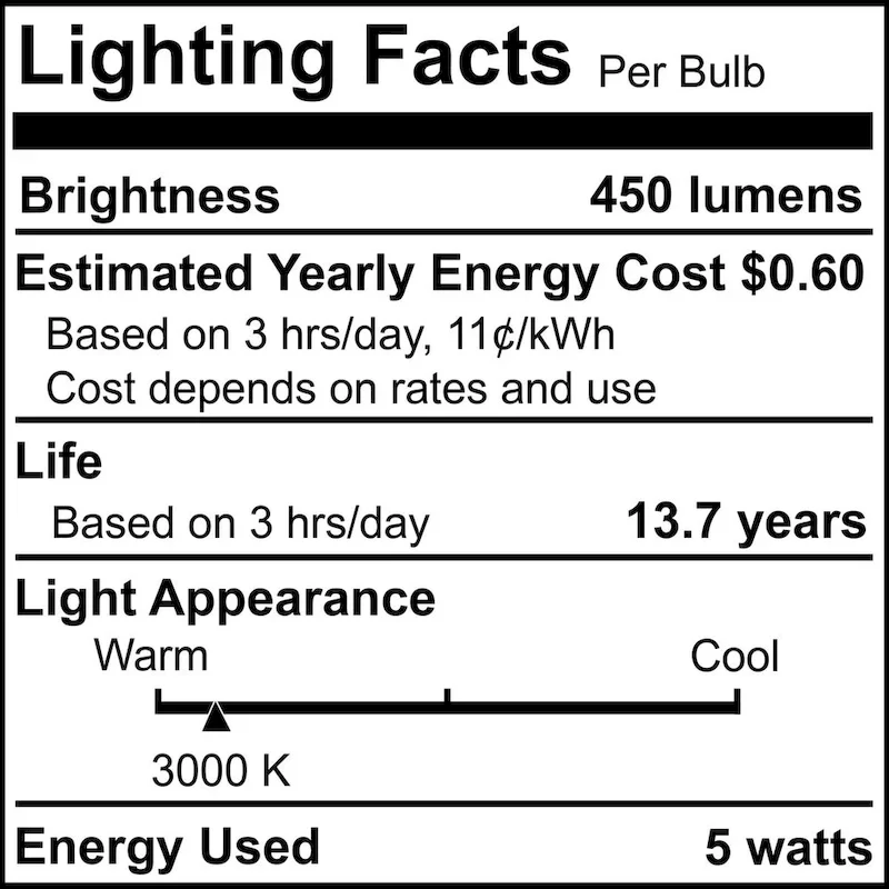 Bulbrite LED Filament Pack of (4) 5 Watt Dimmable 5 Inch T9 Light Bulb with Frost Glass Finish and Medium (E26) Base