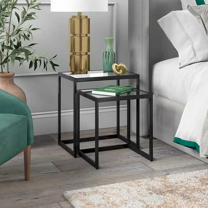 Rocco Rectangular Nested Side Table - 22
