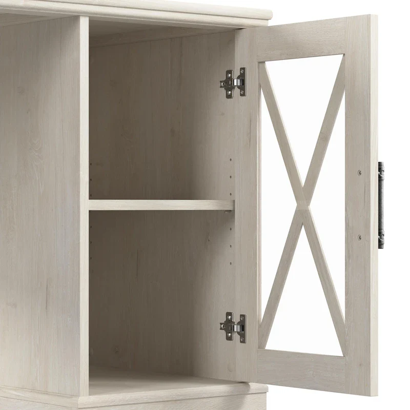 Lennox 2 Drawer Lateral File Cabinet with Shelves by Bush Furniture