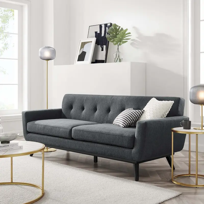 Herringbone Fabric Sofa