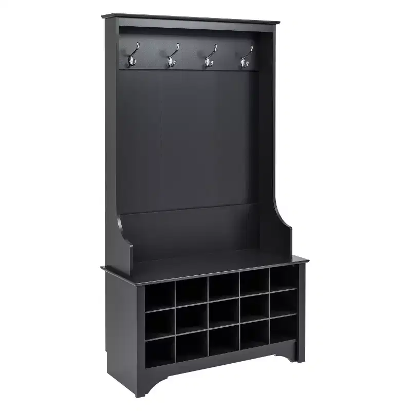 Hall Tree with Shoe Storage - Prepac
