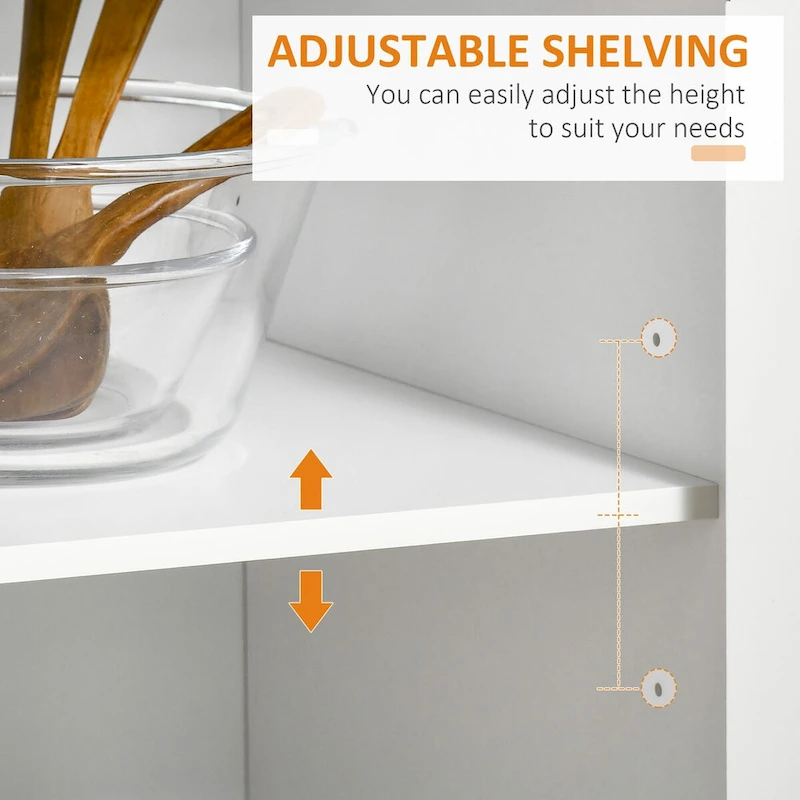 41 Modern Rolling Kitchen Island on Wheels with Rubberwood Top