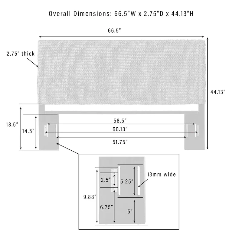 Crosley Edgewater Queen Headboard