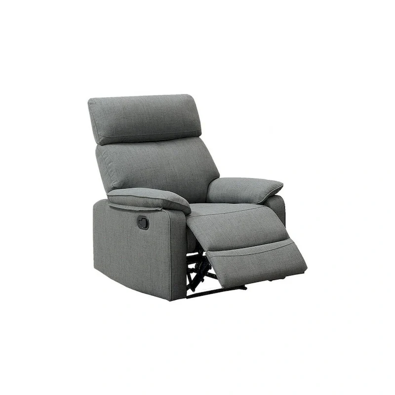 Gray Manual Recliner Chair - Single Seat