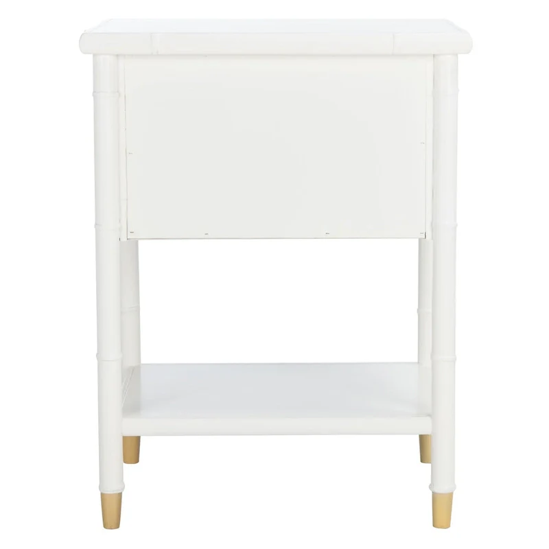 SAFAVIEH Dessa 2-Drawer 1-Shelf Accent Table. - 21  W x 18  D x 27  H - 21Wx18Dx27H