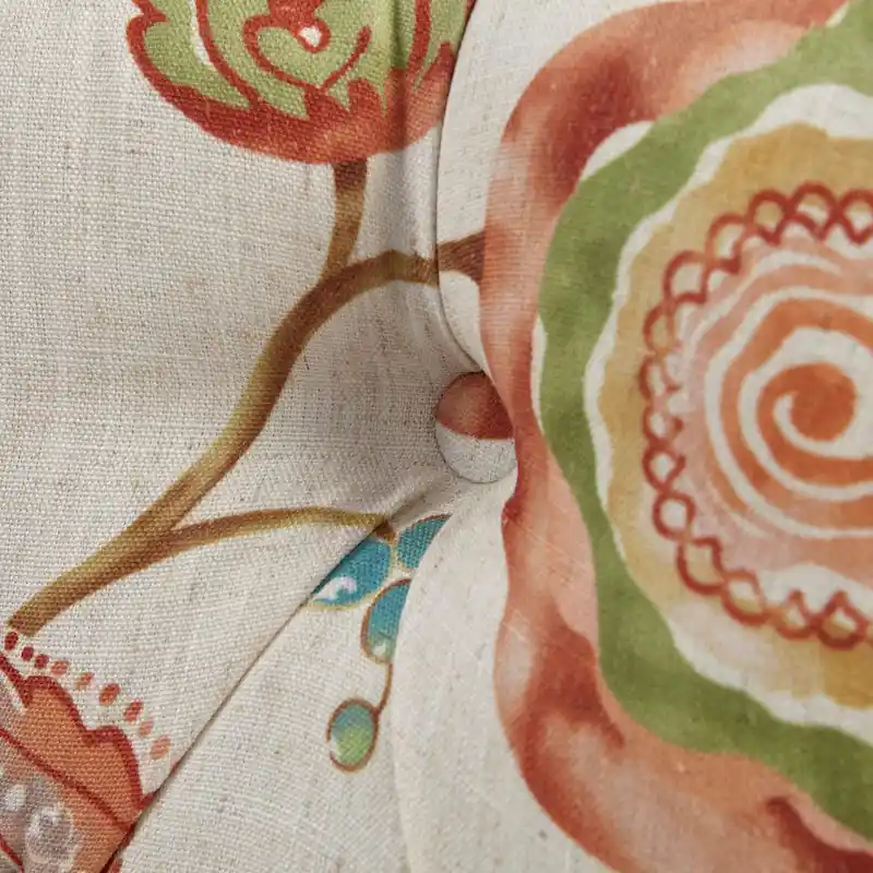 Madison Park Bree Hourglass Tufted Armless Chair