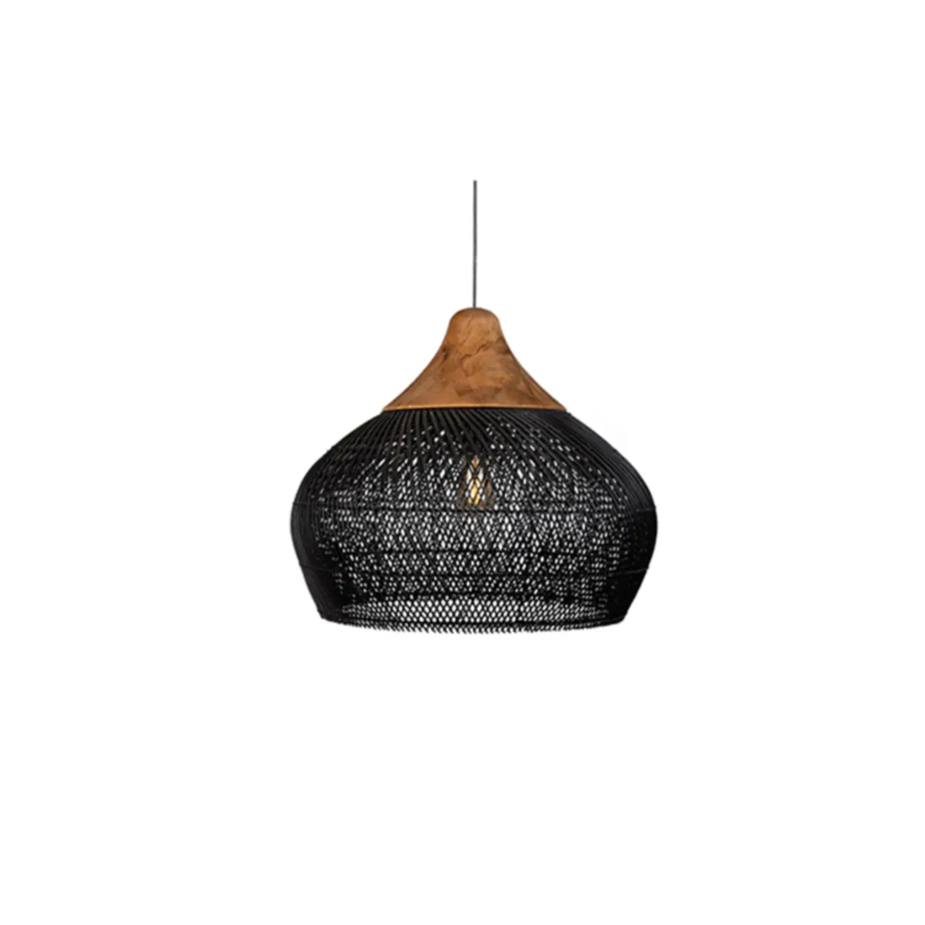 Wabi sabi style Rattan Bamboo Pendant Lights