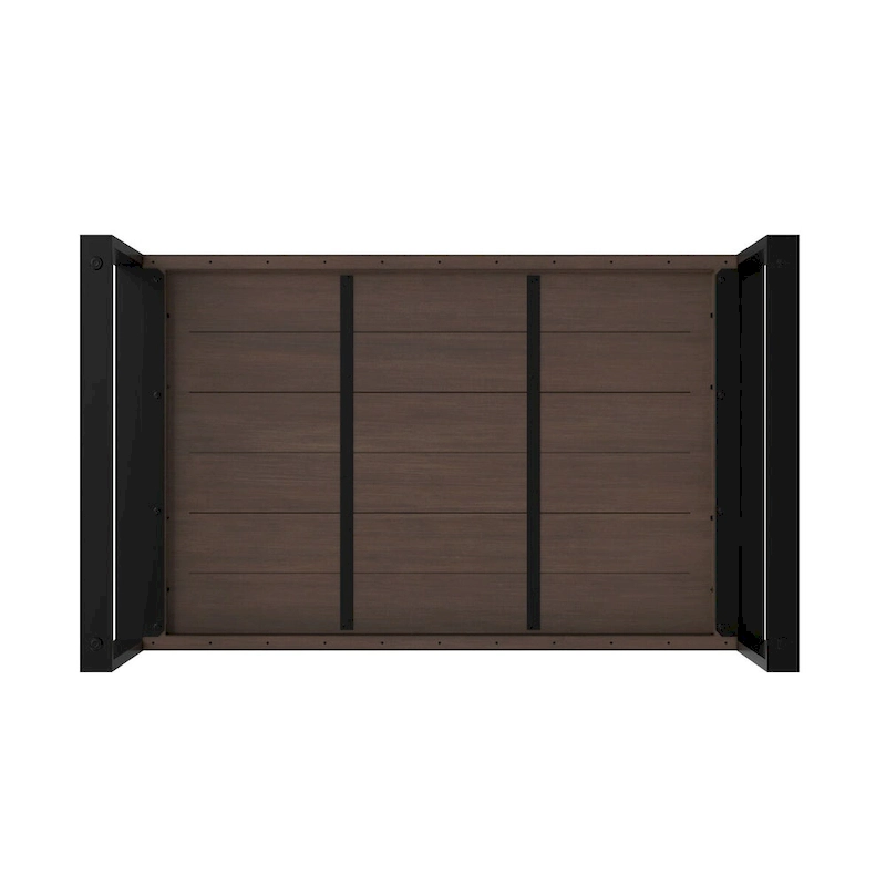 WyndenHall Phobe 66 inch x 40 inch Rectangle Modern Industrial Dining Table - 66 inches wide