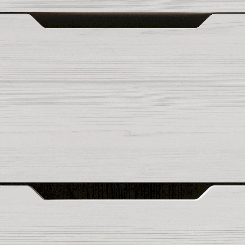5-Drawer Solid Wood Chest with Tapered Legs