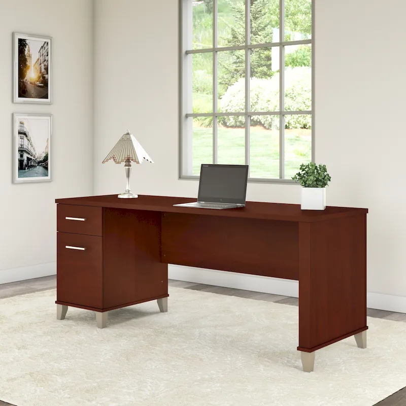 Somerset 72W Office Desk with Storage Drawers