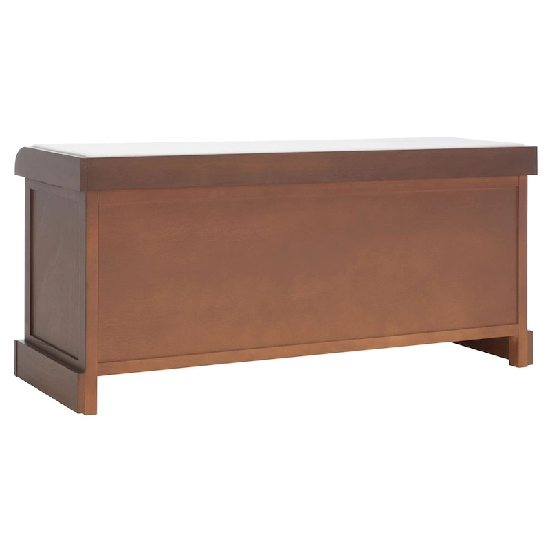 SAFAVIEH Mozella 3-Drawer Cushion Bench - 42  W x 15  D x 20  H - 42Wx15Dx20H