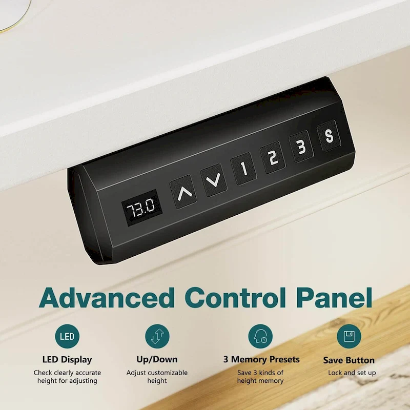 Electric Height Adjustable Ergonomic Computer Desk