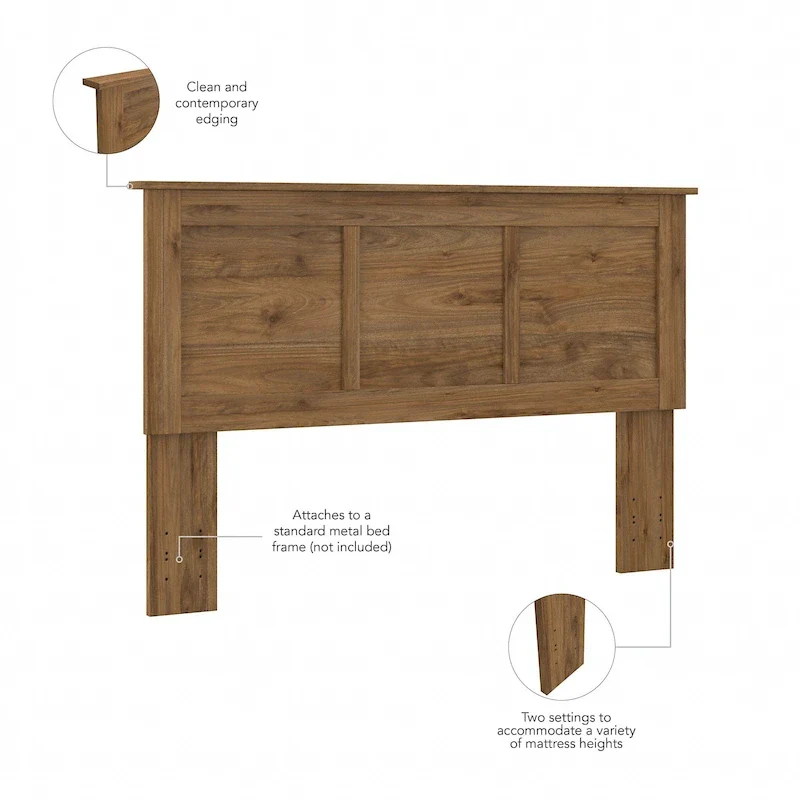 Queen Ash Grey Headboard